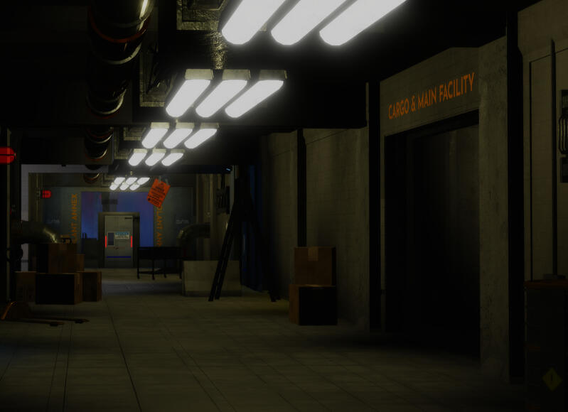Solo modeled Hallway for one of my games