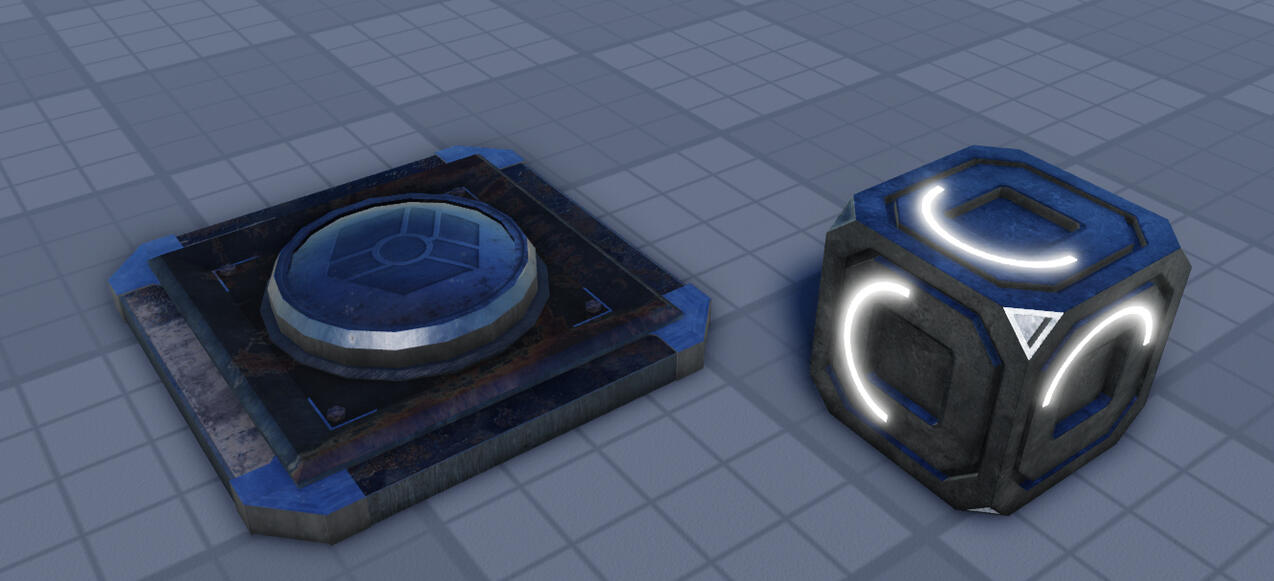 Portal 2 Inspired assets for my game